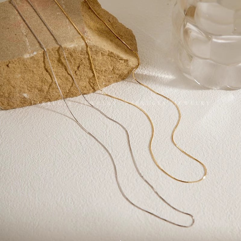 Minimalist Snake Chain S925 Necklace