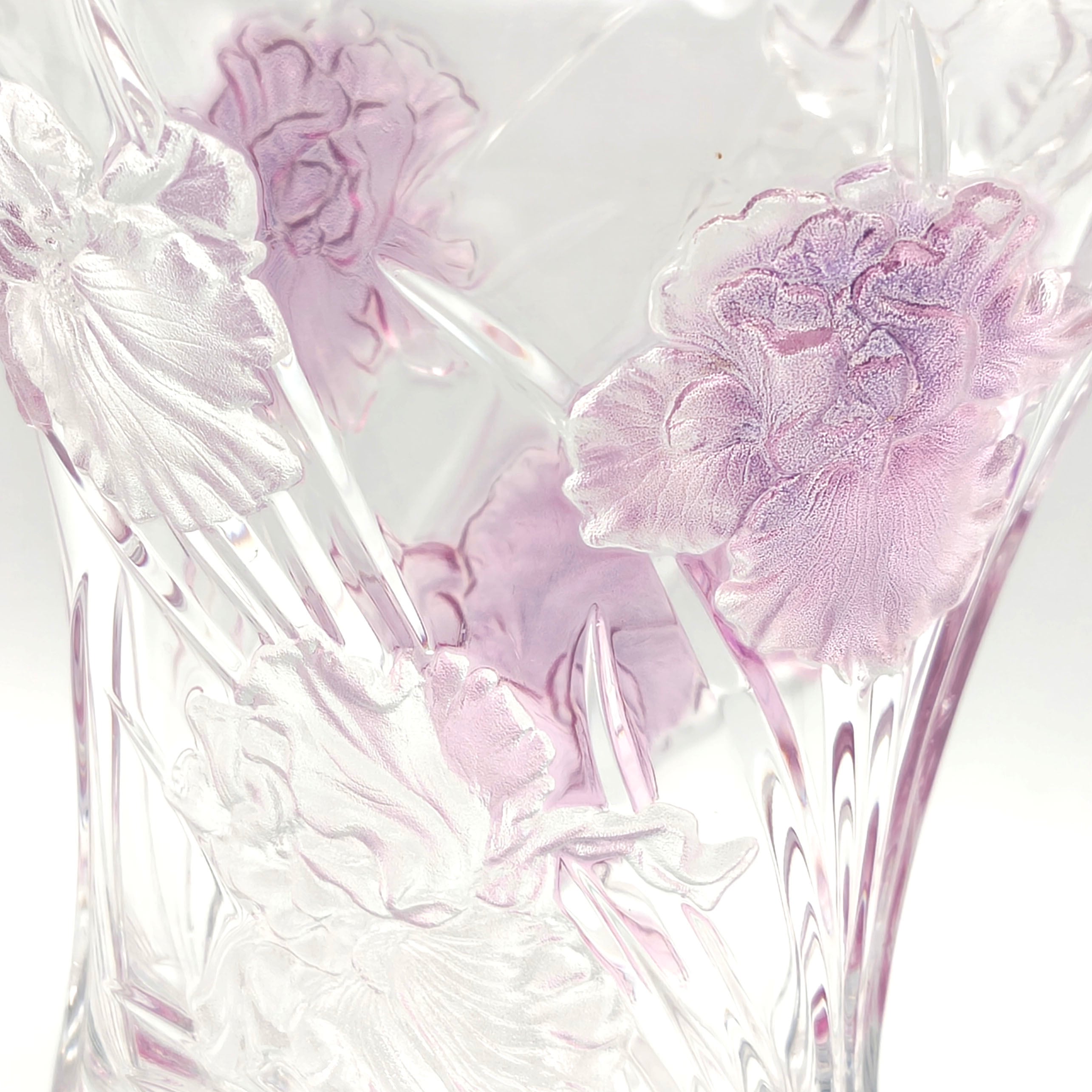 HOYA クリスタル 花瓶 フラワーベース カットガラス 花柄 41rSY-XkpJL._AC_UF350,