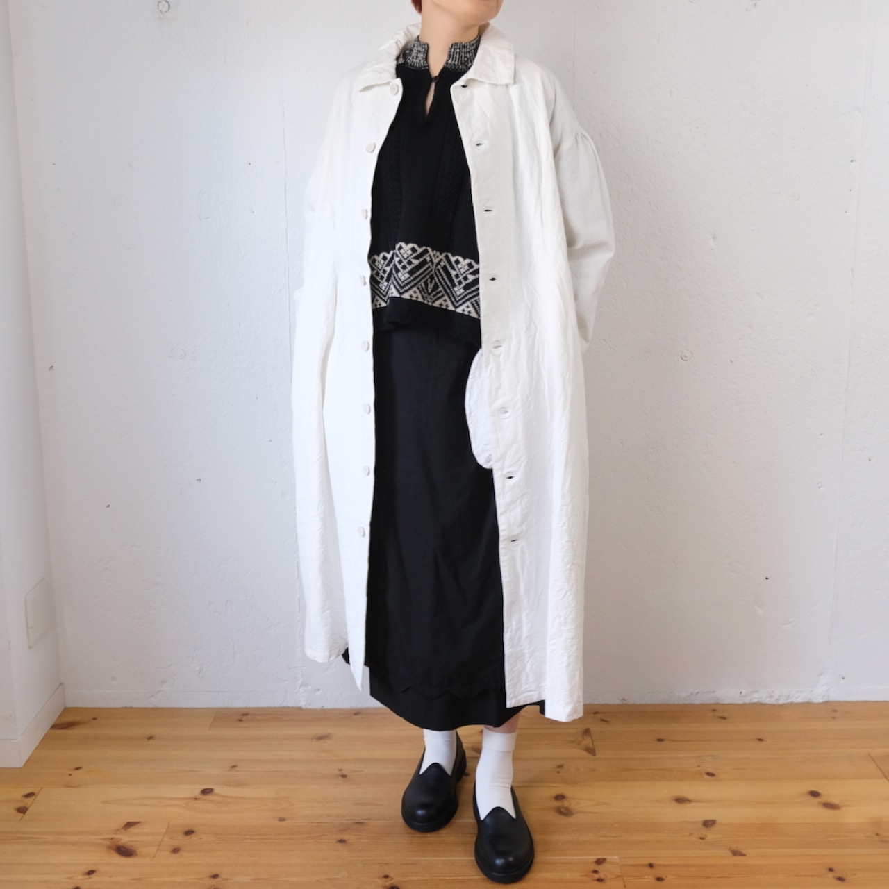 ROBE de PEAU(ローブデポー) PAINTER CANVAS COAT キャンバスコート(3色)