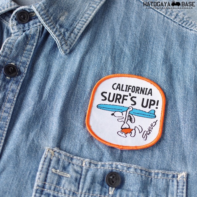 スヌーピーワッペン CALIFORNIA SURF’S UP! サーフスヌーピー [SNPPTC01]