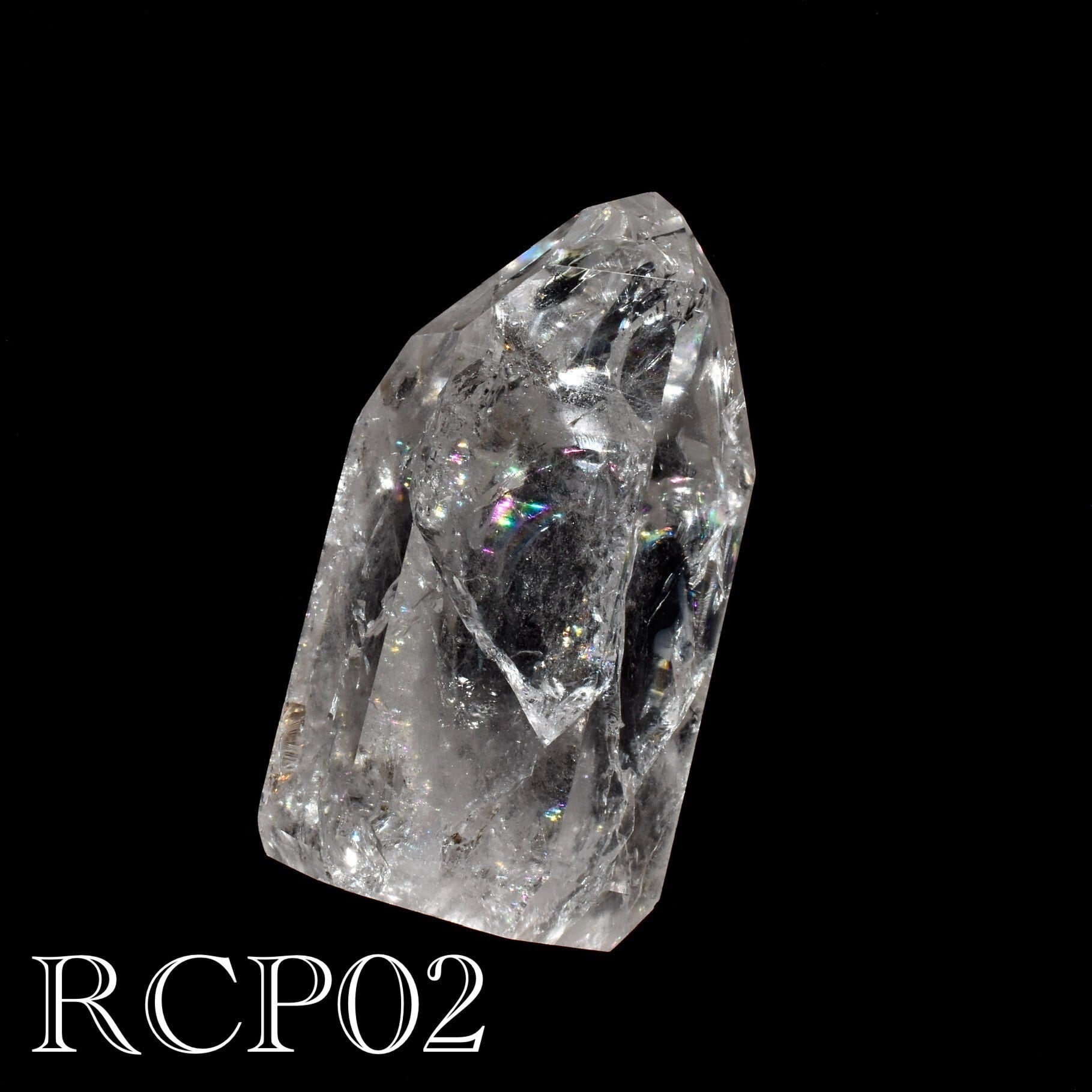 神の住む山で採れる水晶】虹入り ガネーシュヒマール産水晶 ポイント