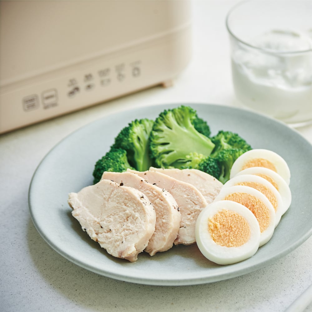 ノベルティ付き】[限定カラー]レコルト エッグ＆ボイルクッカー / モカ