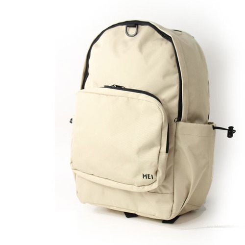 mei リュック 公式 BACKPACK MEI-000-241007 メイ バックパック 学生 旅行 カジュアル アウトドア シンプル 通勤 通学 旅行 ベージュ
