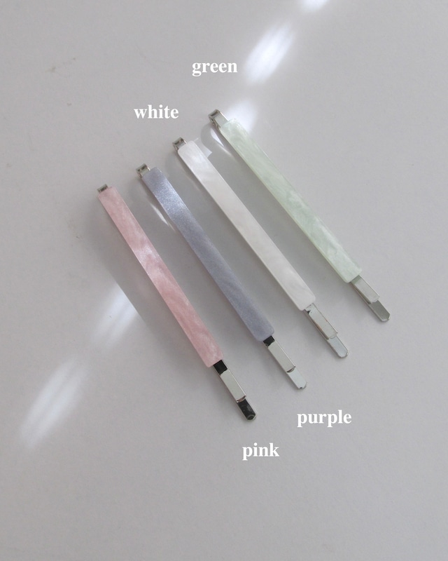 even hair pin（4 colors）