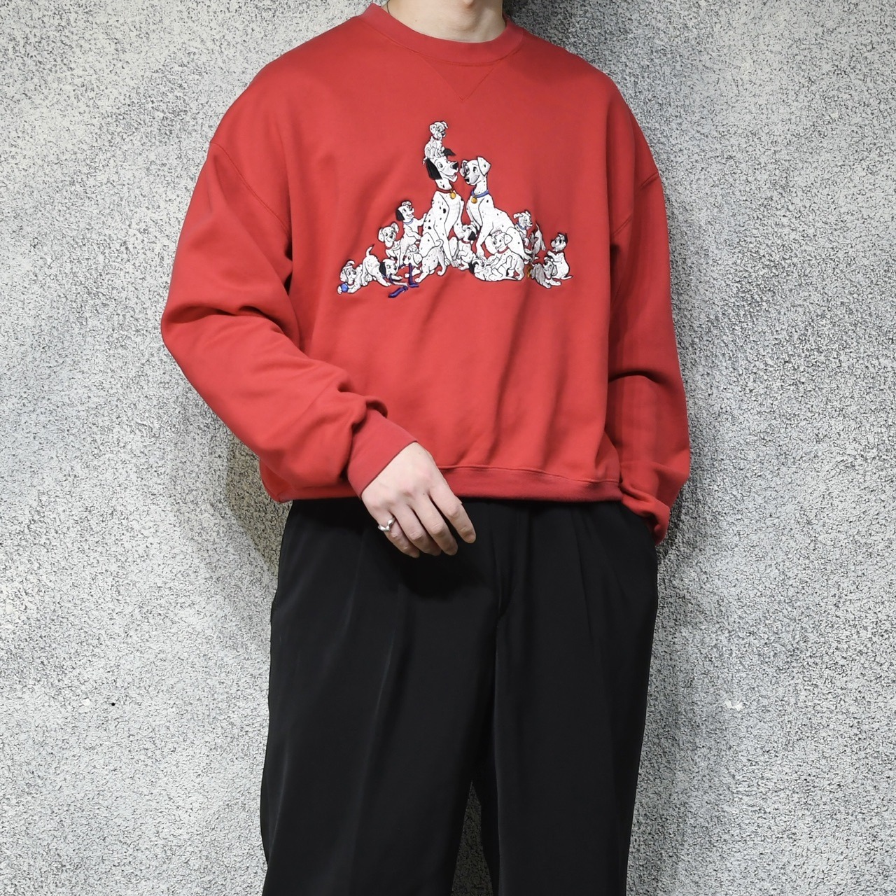 Disney 101 dalmatians embroidery sweat