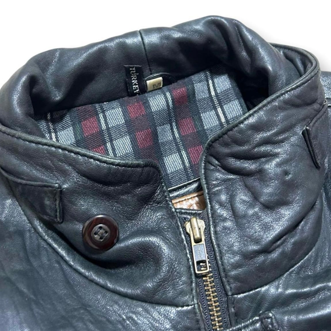 90s vintage レザージャケット 短丈 A2 本革 フライトジャケット