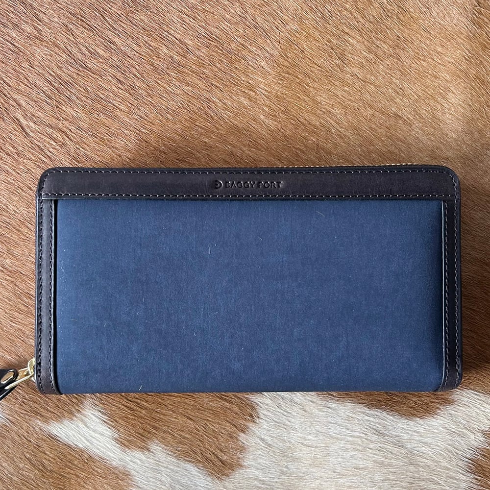 極美✨バーバリー 長財布 ラウンドファスナー PVC スモークドチェック 青 メンズ・ブランド一覧,□ B,BURBERRY,財布,長財布 | モダンブルー