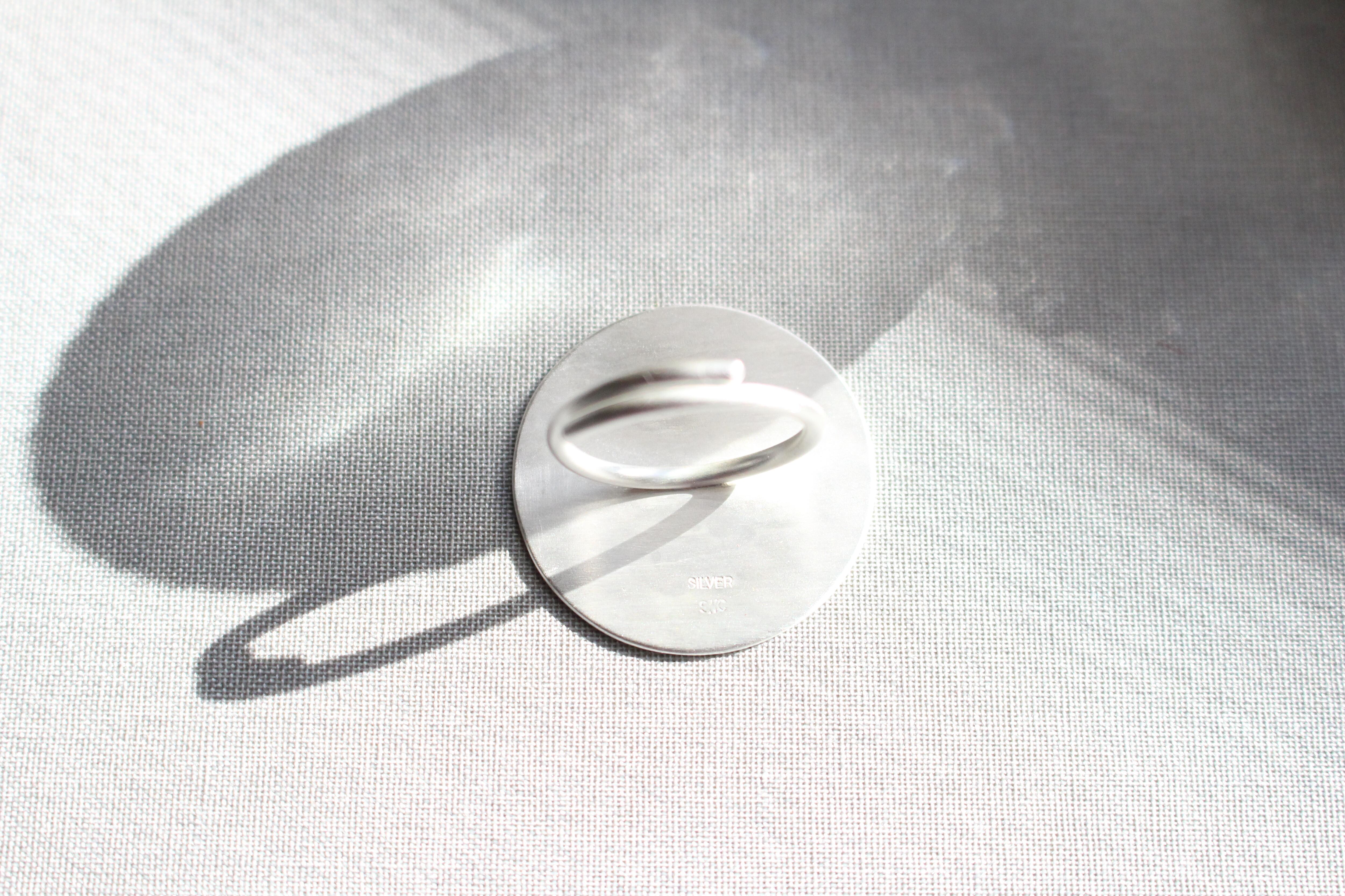 SOL ring -太陽のカガミ- | synchronicity silver jewelry