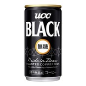 ブラック無糖 BLACK UCC 缶コーヒー185ml×30本