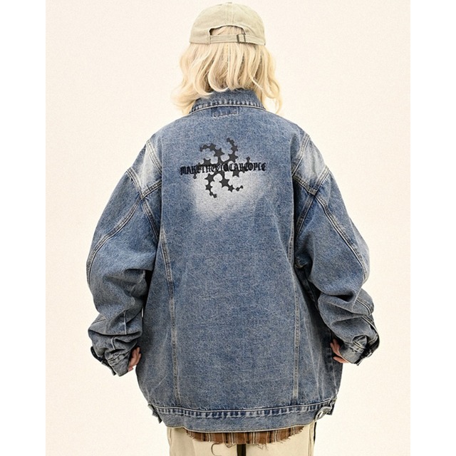 vintage logo denim jacket　ヴィンテージロゴデニムジャケット　J0632