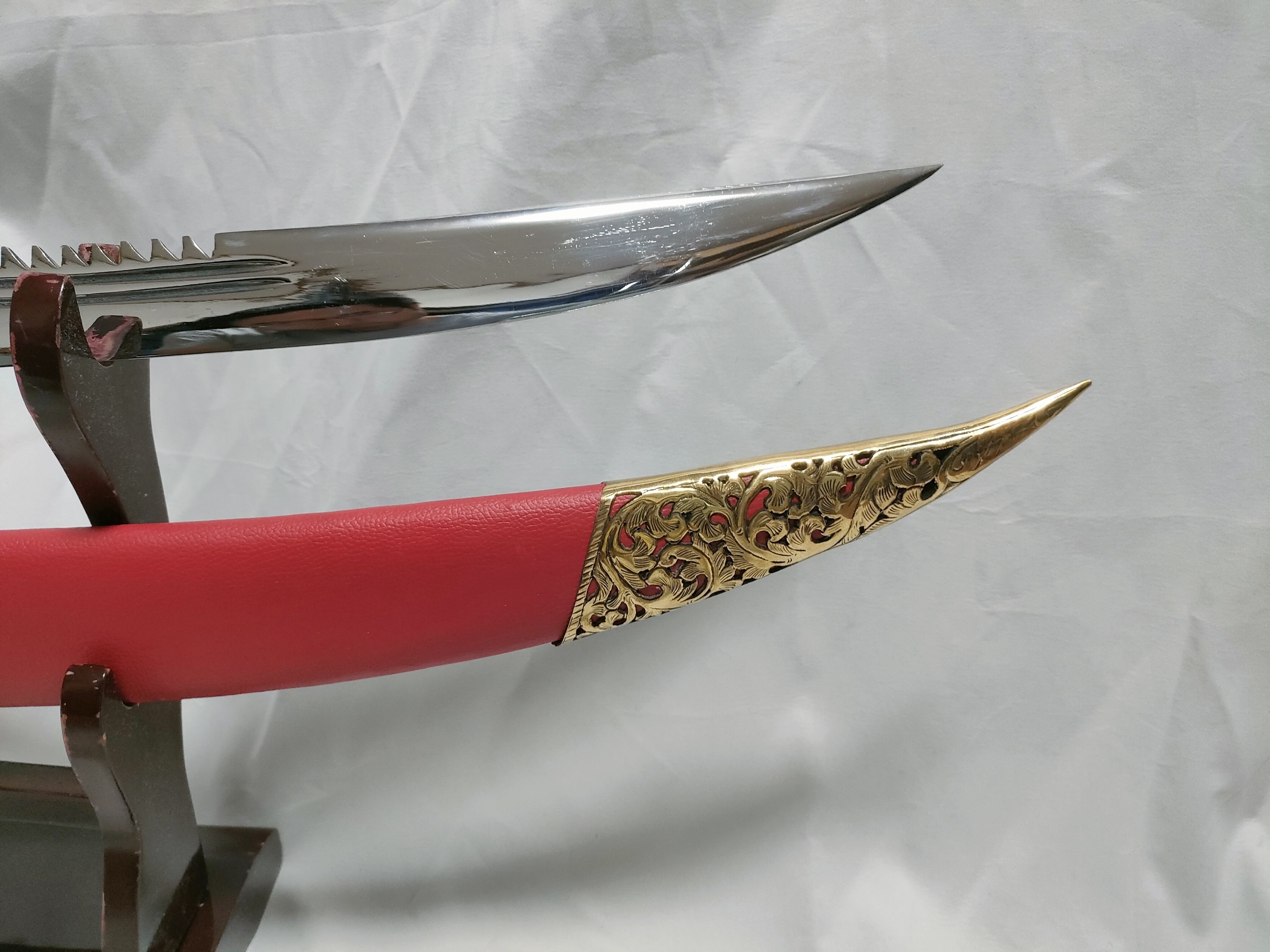 ○セール品○ タルワールキルパン 真鍮製刀身 インド工芸剣シリーズ① 
