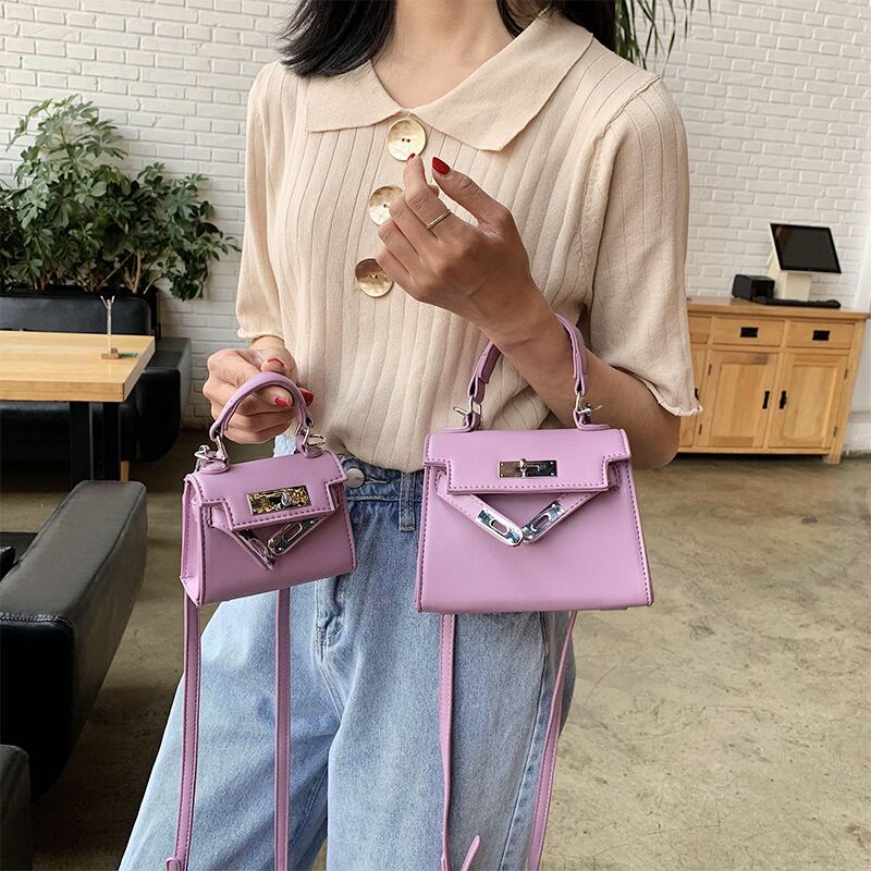 ミニバッグeign女性バッグ2020人気の新しいトレンディなファッションメッセンジャーバッグワイルドショルダーポータブルケリーバッグ Tiancai_Wing_Bag2866178