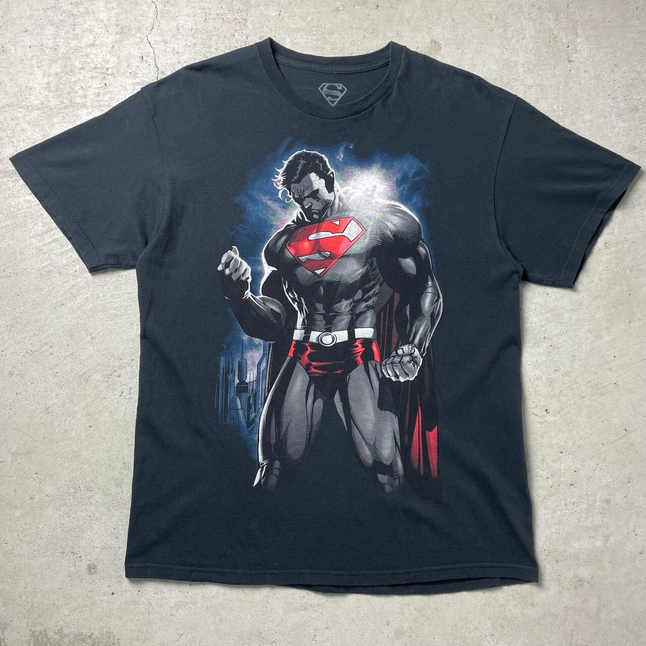 SUPERMAN スーパーマン キャラクター ムービー プリントTシャツ メンズ 