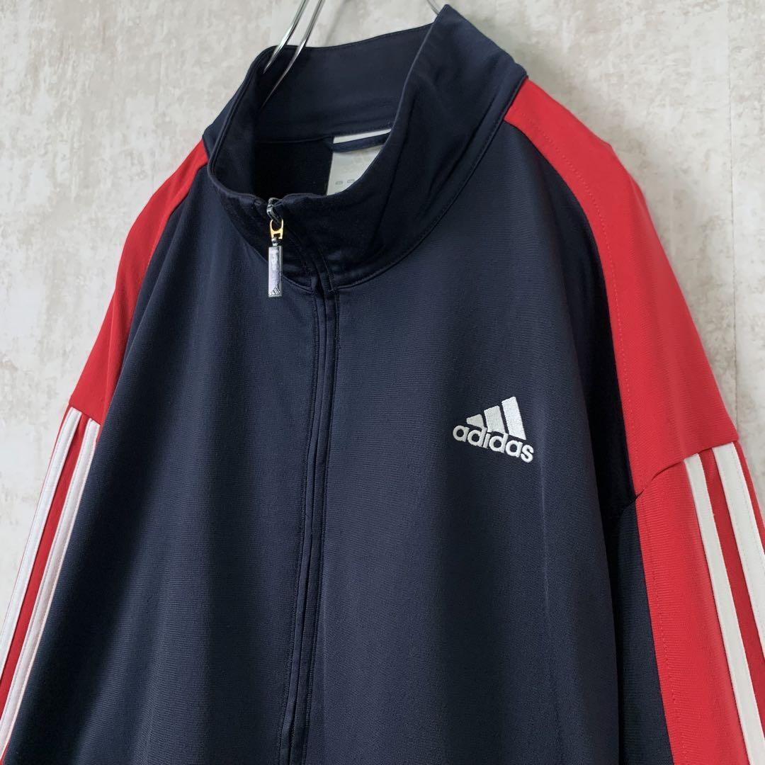 adidas トラックジャケット XLサイズ レトロカラー