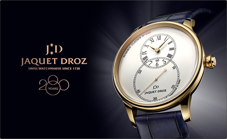 【JAQUET DROZ ジャケ・ドロー】GRANDE SECONDE TRIBUTE  グラン・セコンド トリビュート／正規輸入品