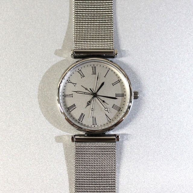 multiple hands watch / Silver×Silver