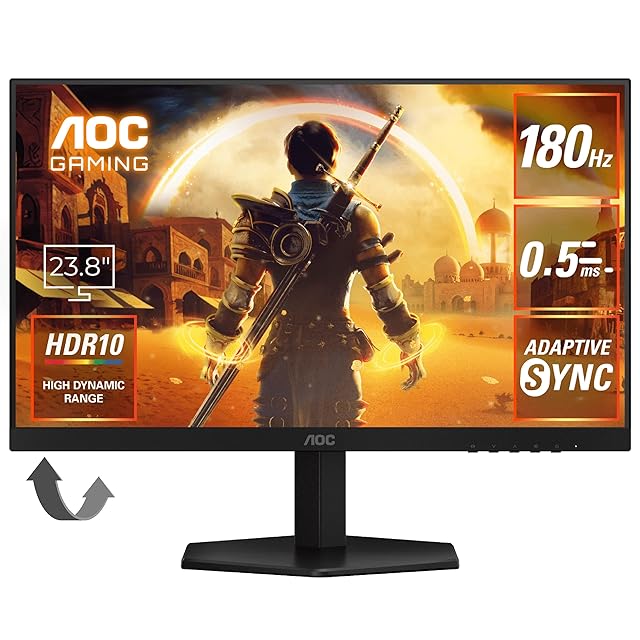 AOC ゲーミングモニター 24G42E/11, 23.8インチ, フルHD/1920×1080