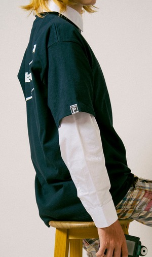3D Oval Logo Tee / WHITE