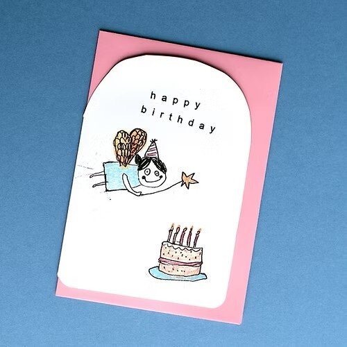 グリーティングカード 英国製  お誕生日 バースデー   [LAURA] BDY 303