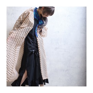 select 25001：dot sheer trench coat