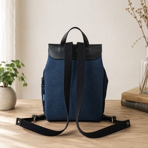 【IBARA】DENIM MINI RUCK 豊岡鞄 (TB-24)