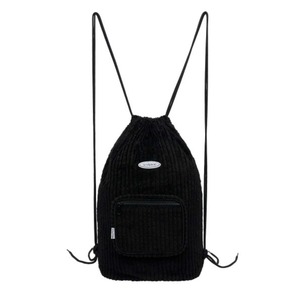 [SCULPTOR] Fuzzy Drawstring Bag Black 正規品 韓国ブランド 韓国ファッション 韓国代行 バッグ
