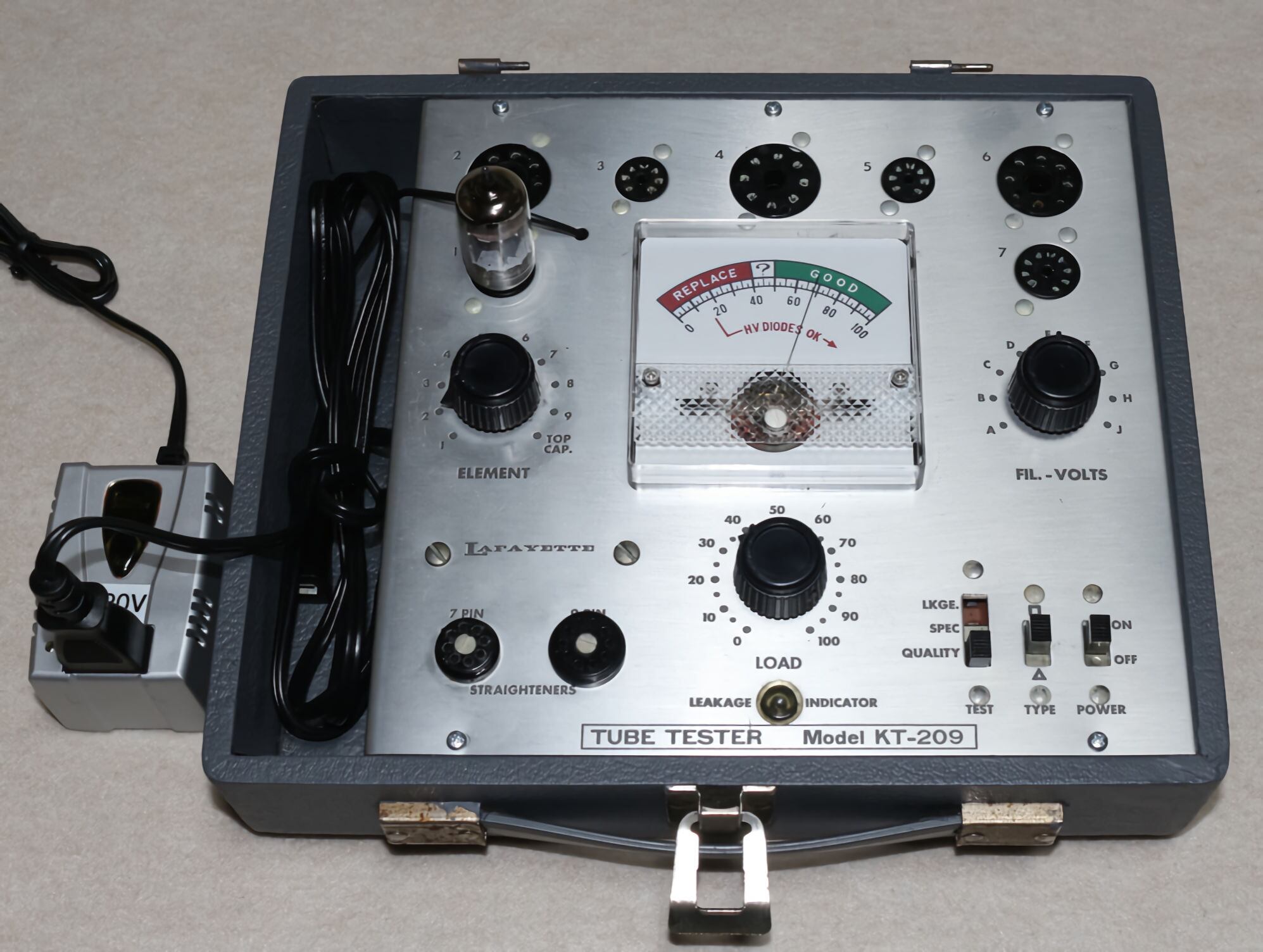 真空管試験器 knight- kit MODEL 600A TUBE TESTER