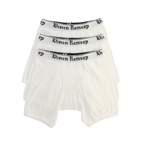 Vivien Ramsay BOXER BRIEF (3 PACK) (WHITE)