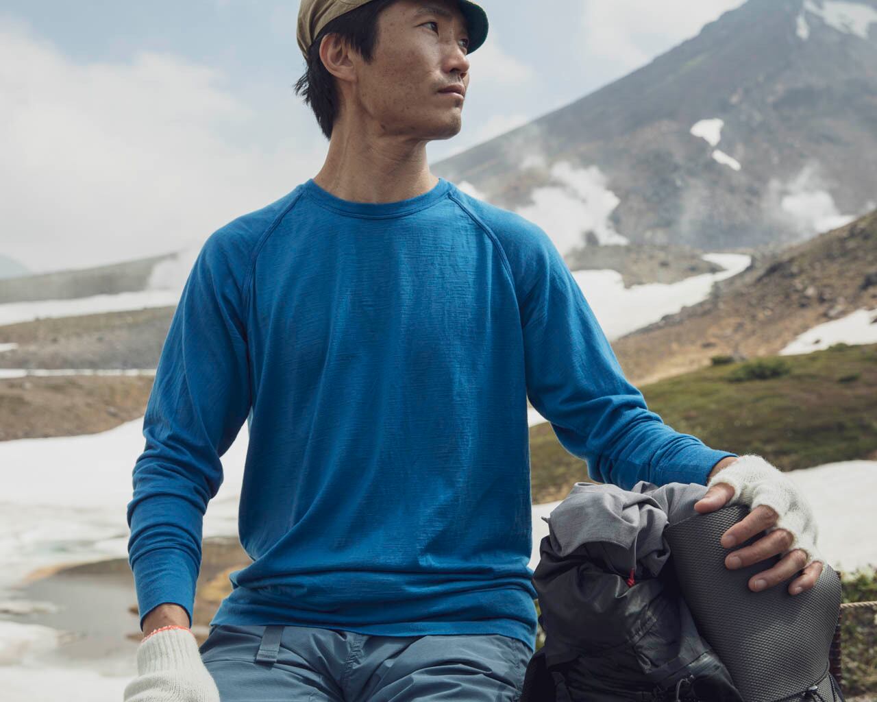 山と道 100% Merino Pullover - 通販 - gofukuyasan.com