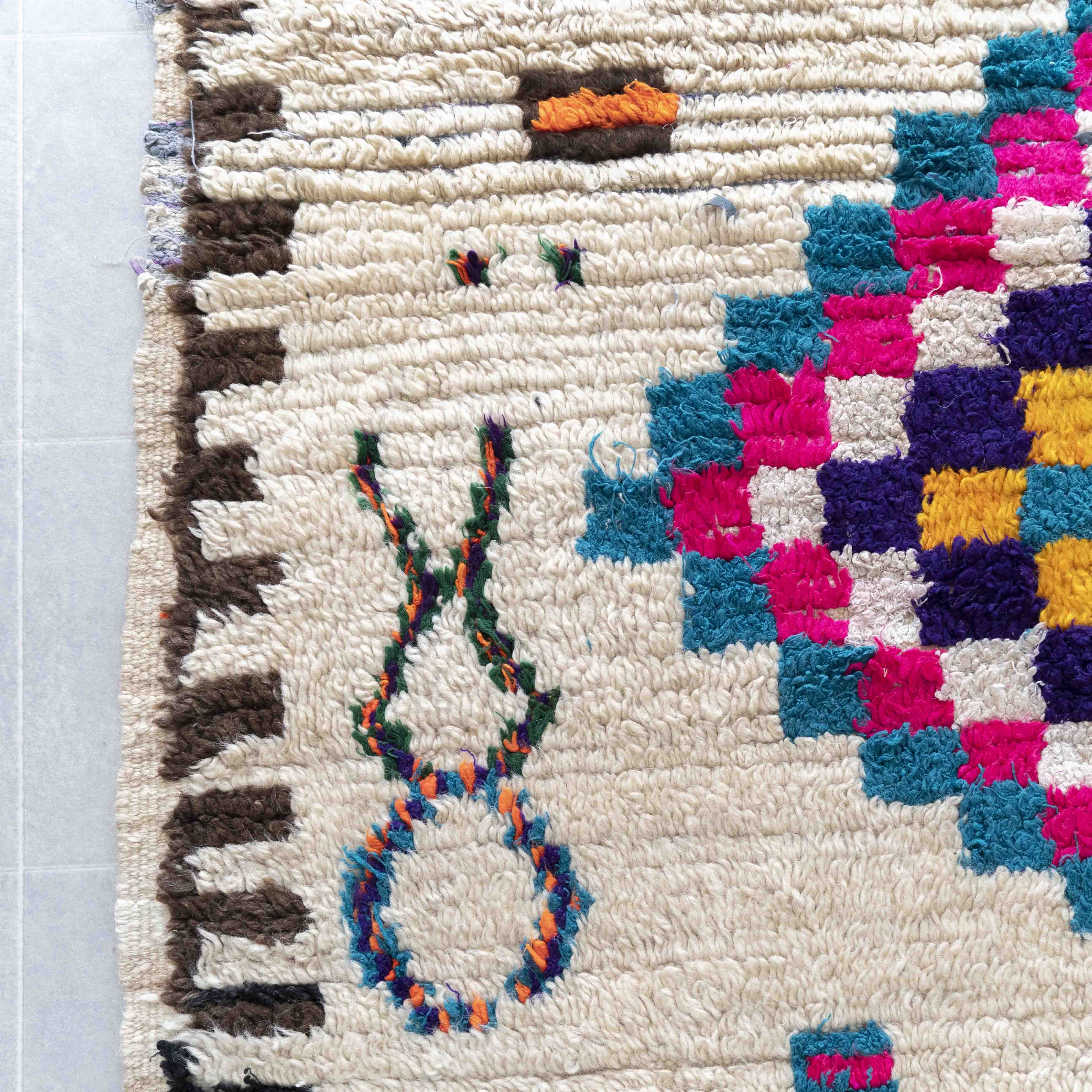 Vintage】モロッコ・ヴィンテージラグ L-1 