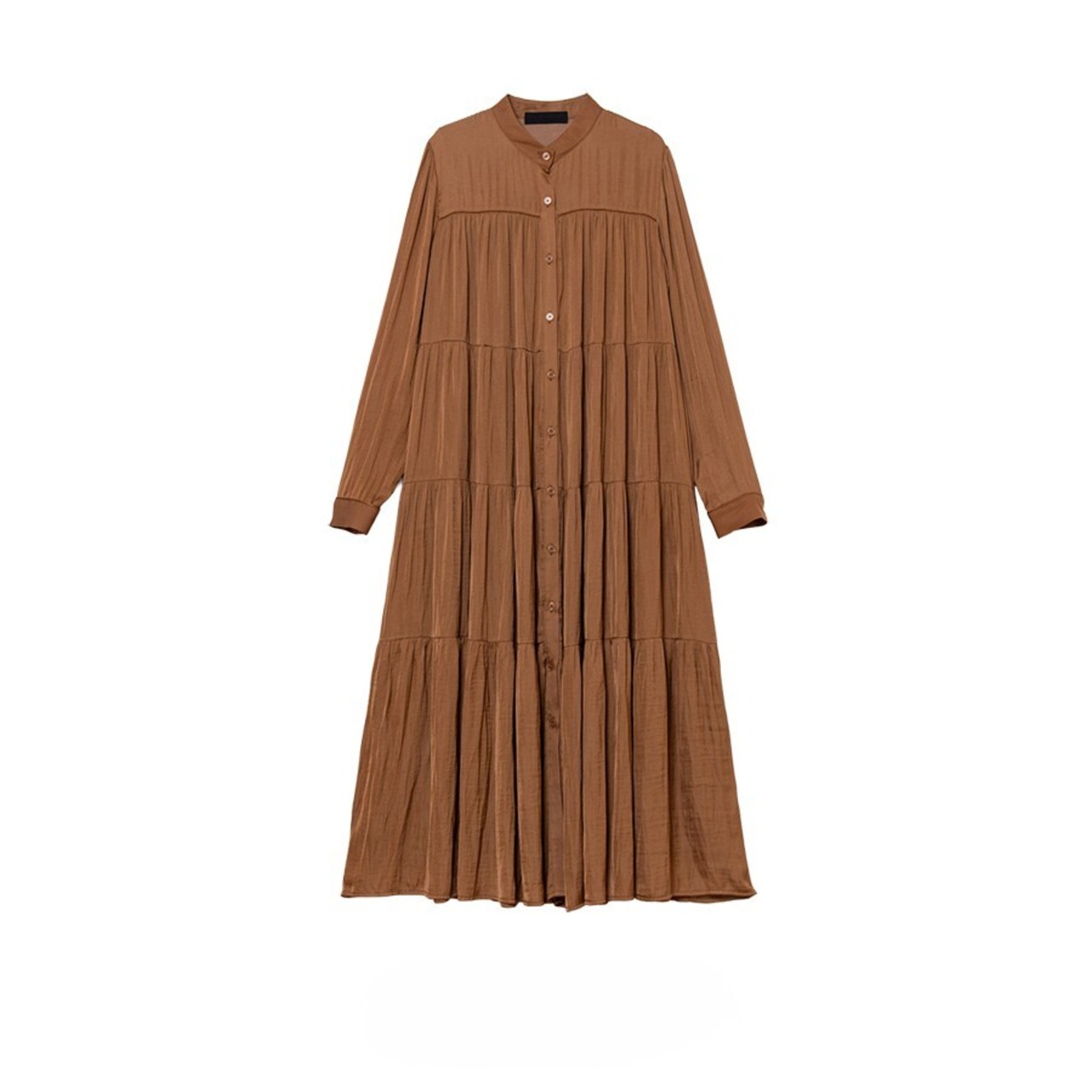 MMG118DEC ティアードシャツワンピース