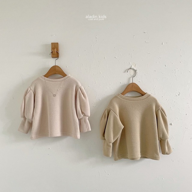 ［即納］aladin puff knit tee