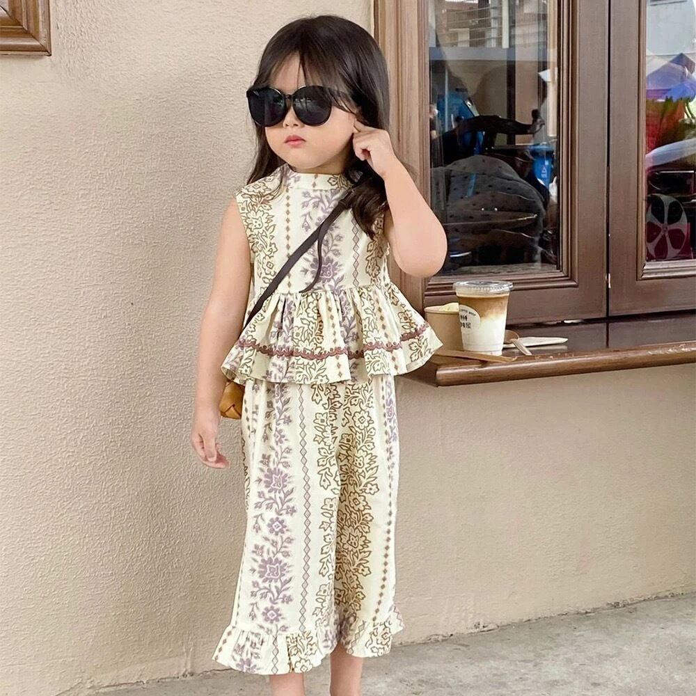 【取寄】洗練されたデザインで大人可愛すぎる!おしゃれな花柄セットアップ