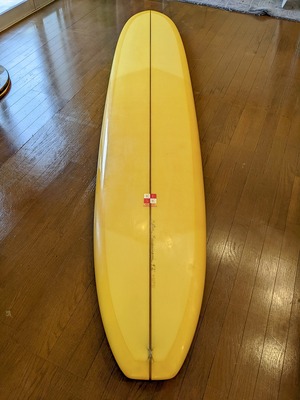 【USED】KatsuKawaminami surfboards “ B52 “9’2 PIG Single  !!