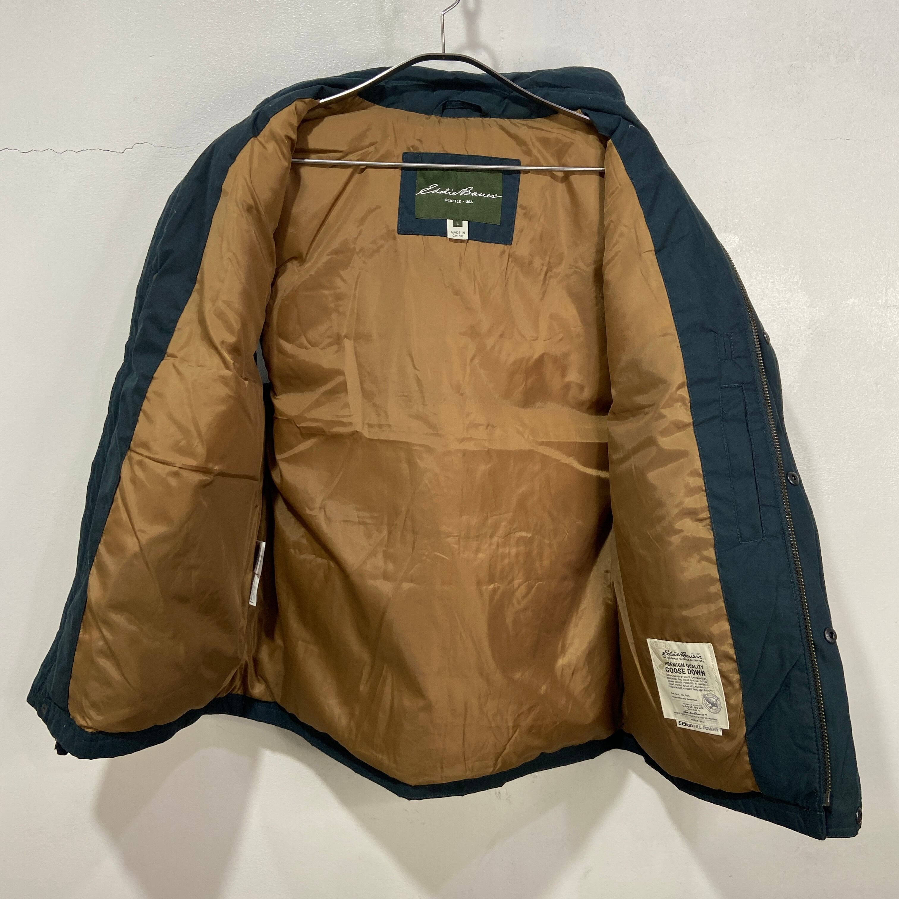 EDDIE BAUER ダウンベストM茶色 EB650