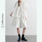 【2color】風とポンポン♡ゆるふわセットアップ 《P0242》