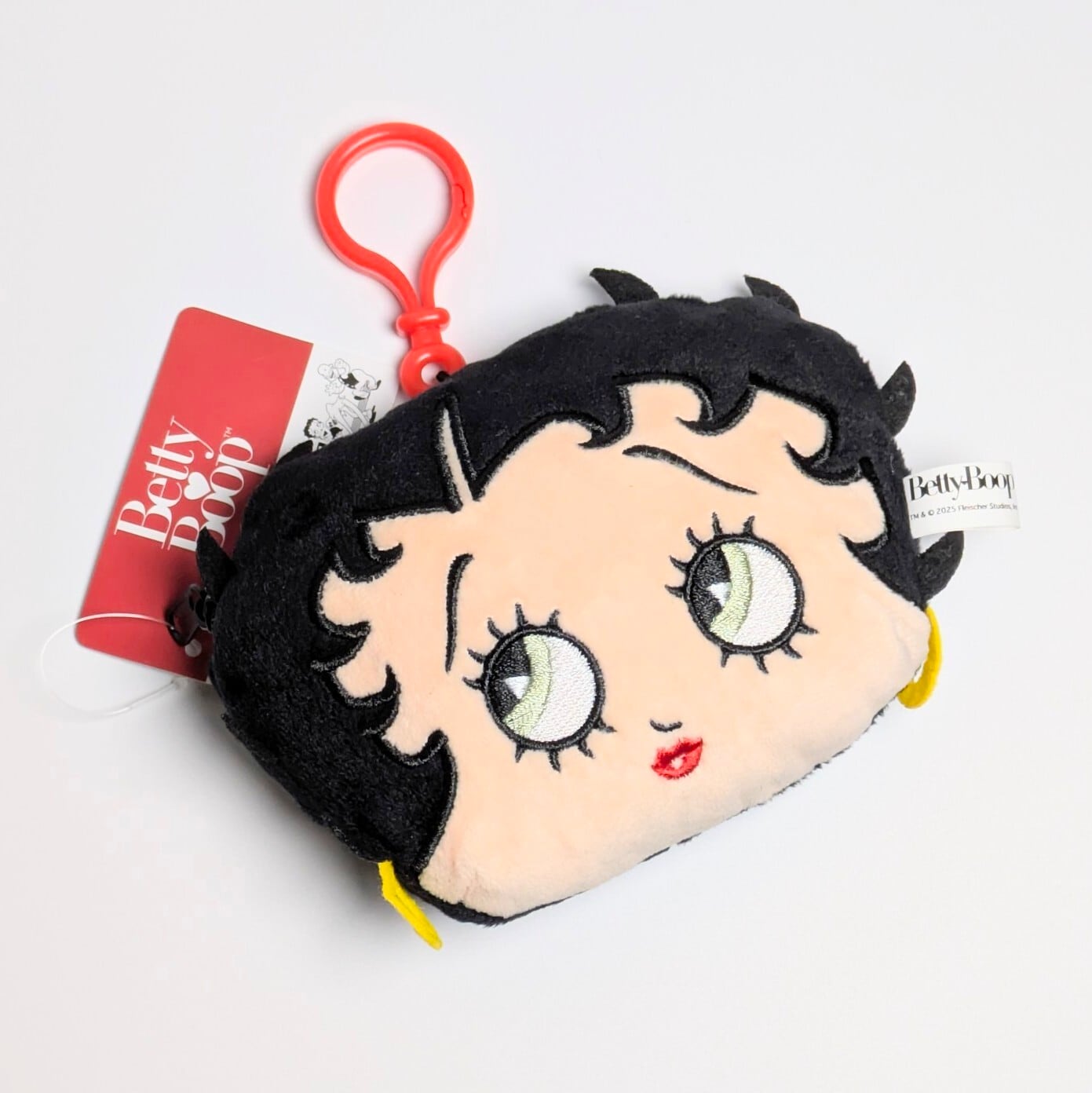 【 PLUSH COIN POUCH（ プラッシュコインポーチ ） 】フェイス型ぬいぐるみキーホルダー / 小物入れ / コインケース / コスメポーチ 〚アメリカン雑貨 アメトイ〛