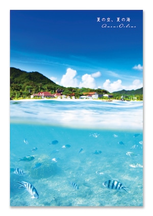奄美ポストカード「夏の空、夏の海」