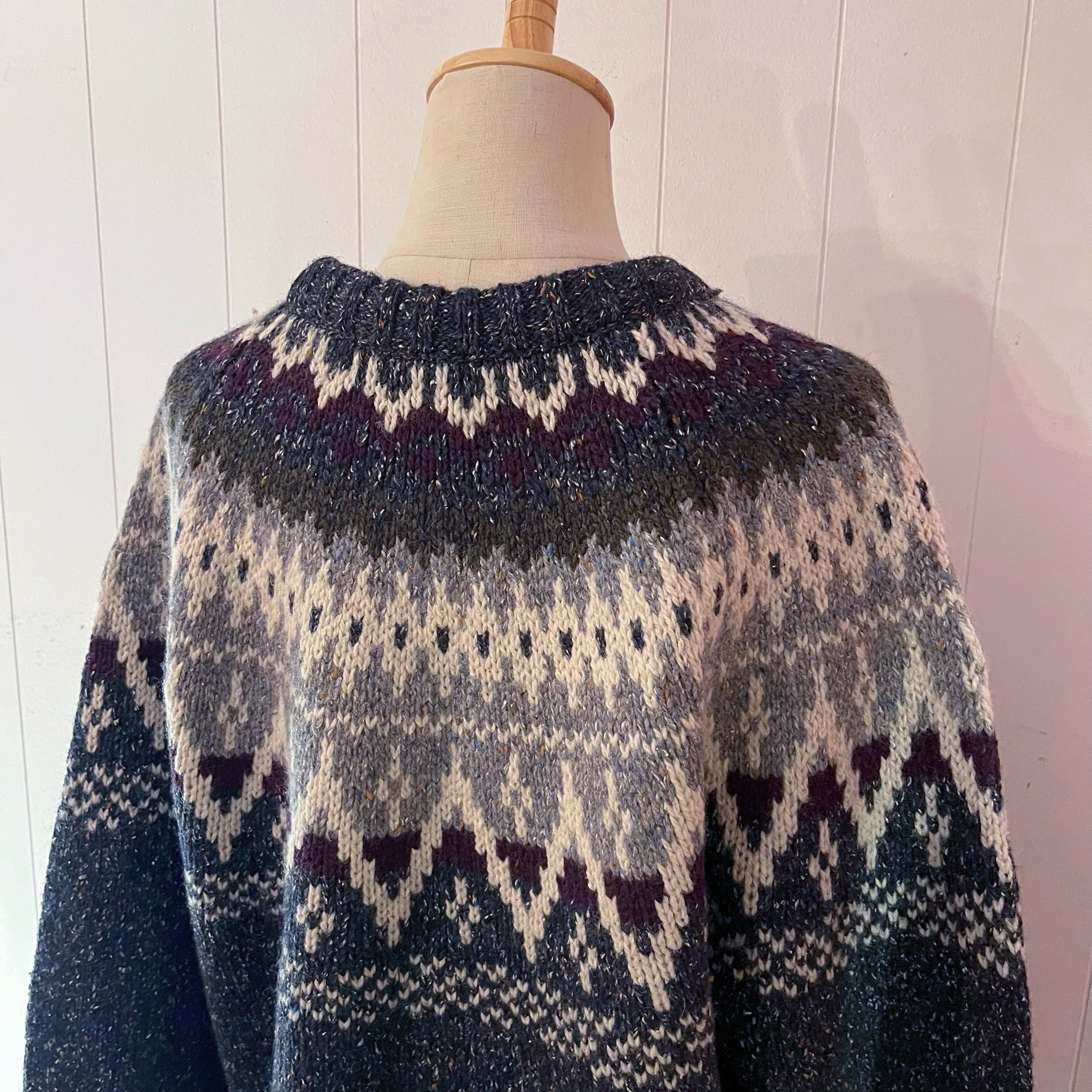 heather gray centripetal knit sweater
