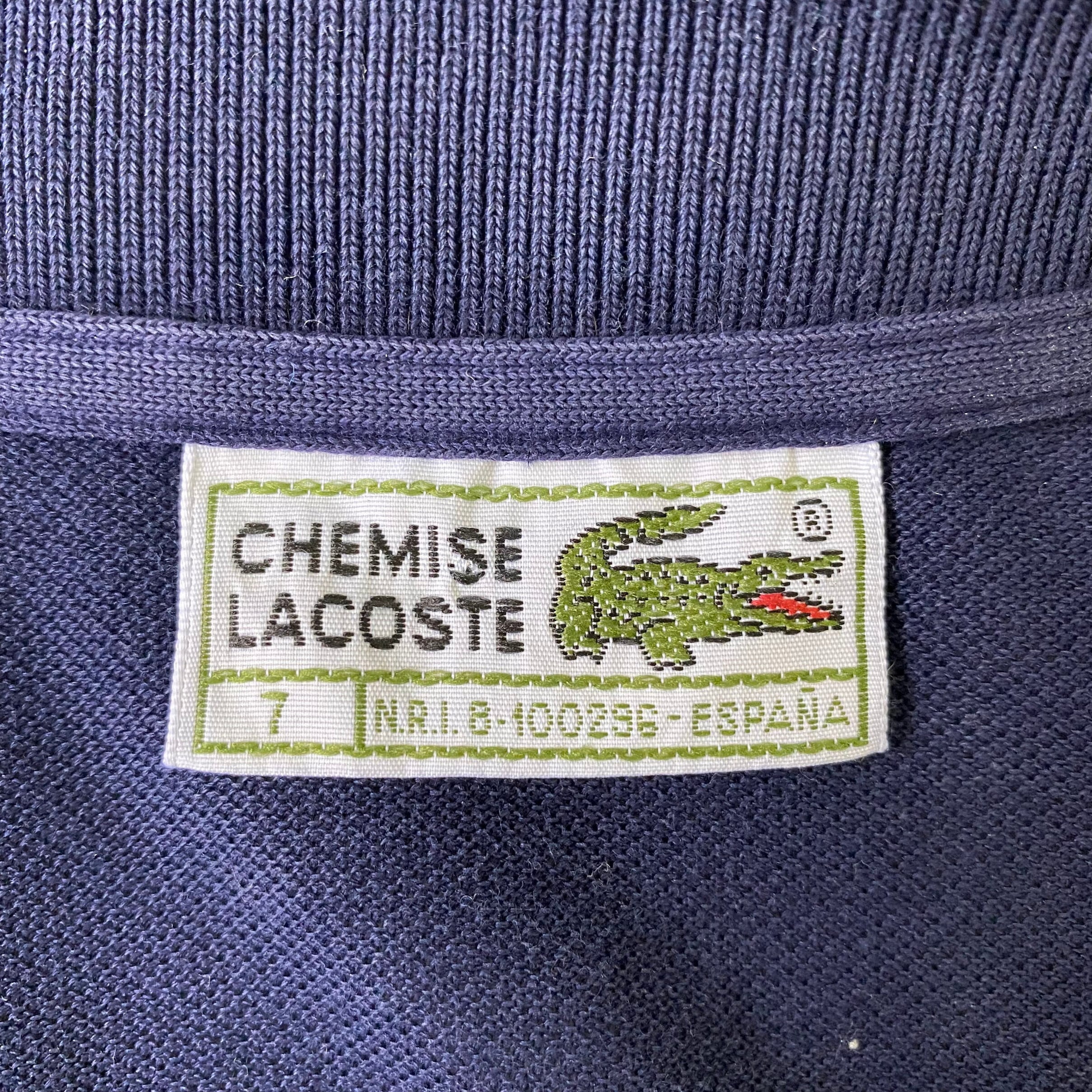 新入荷SALE対象外】80年代 LACOSTE フレンチラコステ ポロシャツ
