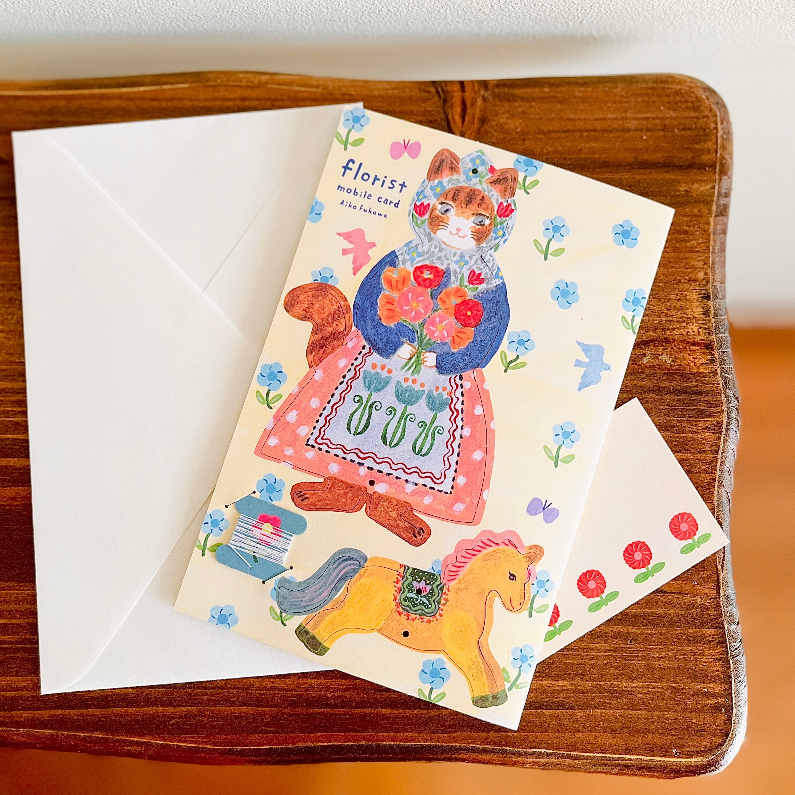 Aiko Fukawa モビールカード Florist | POCHETTE