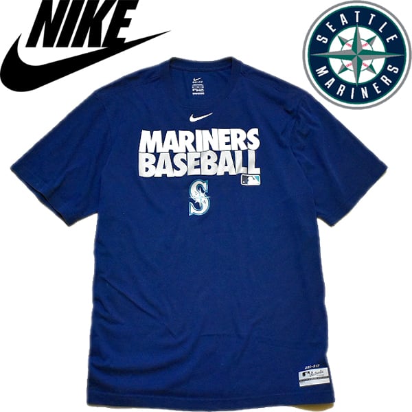 USA製 90s シアトル マリナーズ グリフィーJr. 古着 プルゲームシャツ