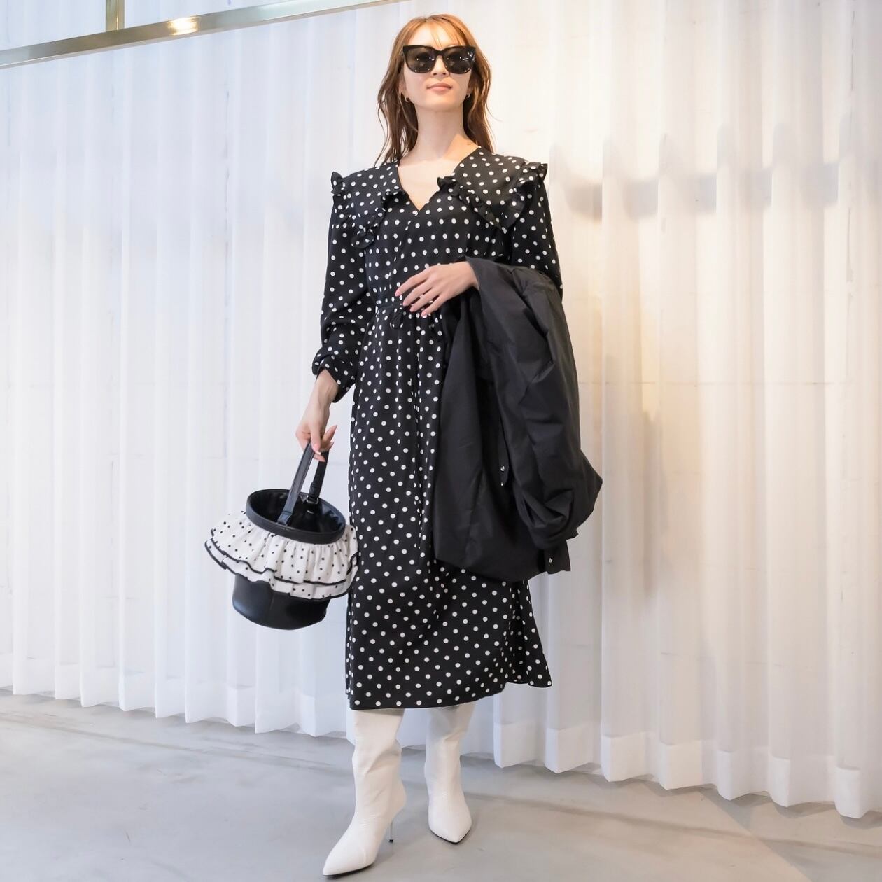 ドットカシュクールワンピース | Life In Nina 