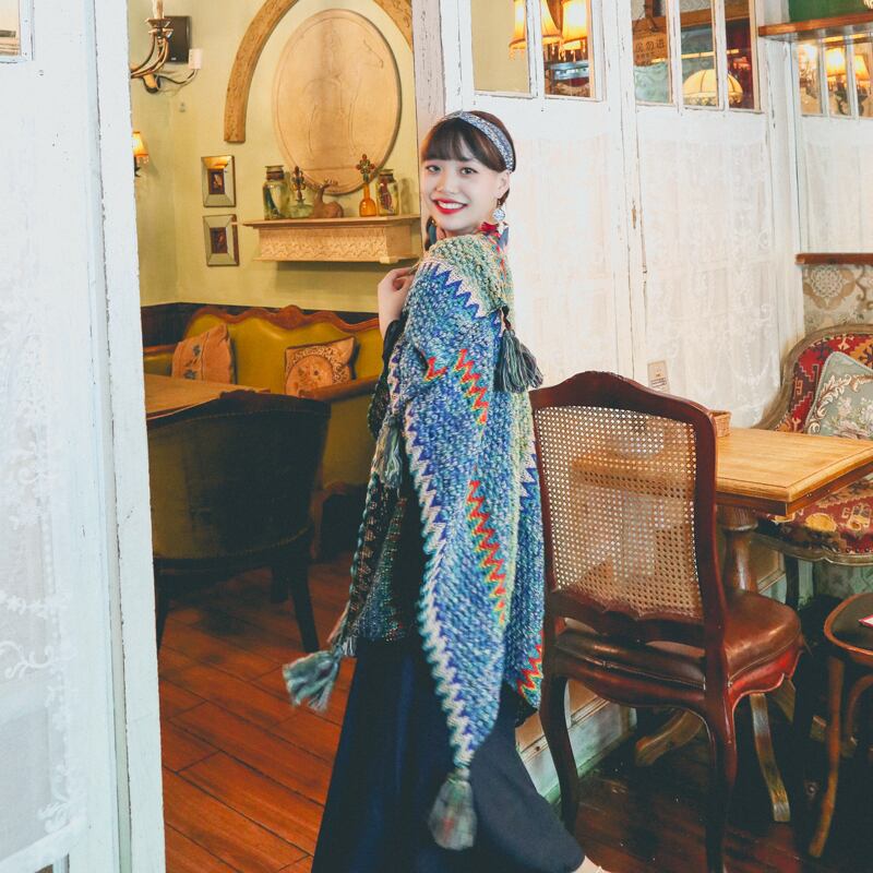 エスニックスタイルスカーフ 延命家ファッション66276880940