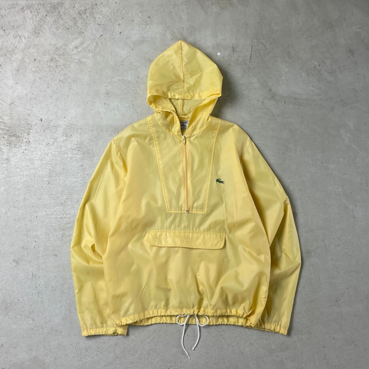 80年代 IZOD LACOSTE ラコステ ナイロンアノラックパーカー メンズM-L 