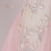 社交ダンス 衣装 スタンダード ドレス ワンピース パーティドレス prima boutique プリマブティック フロート スパンコール レース 長袖 ピンク系 華やか 上品 ふんわり シルエット 軽やか 花模様 ポリエステル Mサイズ おしゃれ フェスティバル カラオケ 結婚式 発表会 ダンス用品 エレガント レディース