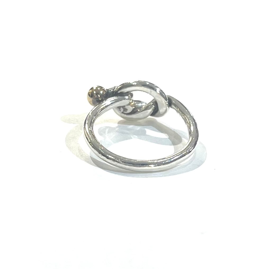 希少2159 【 TIFFANY&CO. 】【11.5号】 silver925.K18 コンビカラー