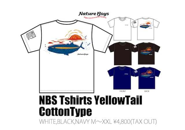 NatureBoys Tshirts YellowTail コットンタイプ