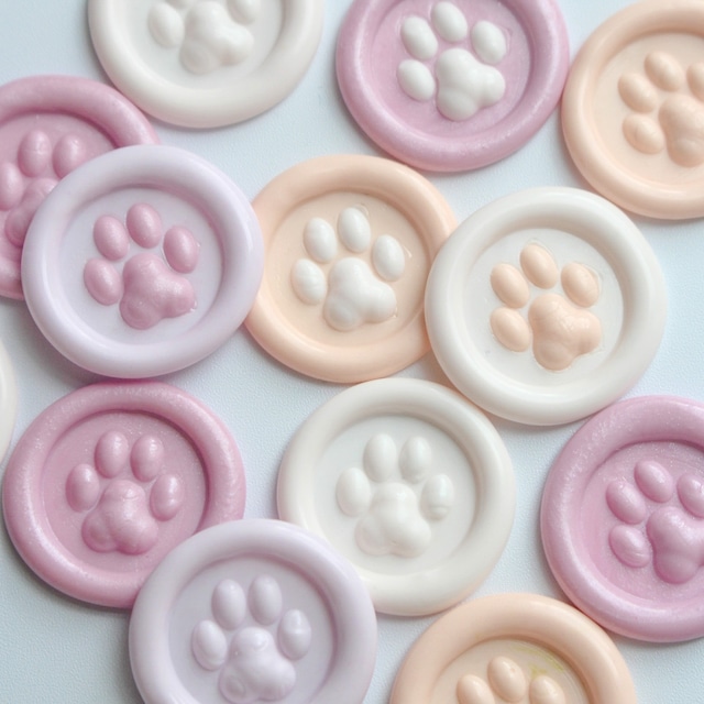 【Original】Wax seal stamp│肉球 / Mini paw【15mm】