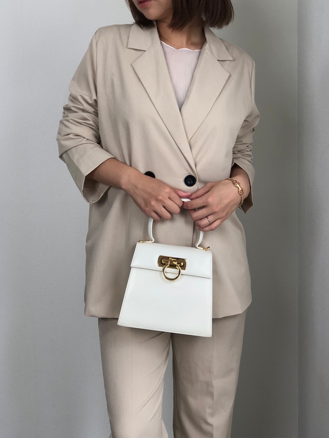 Salvatore Ferragamo サルヴァトーレ フェラガモ バックパック ブラウン ヴァラ レザー型押し vintage ヴィンテージ オールド 5t6wvc